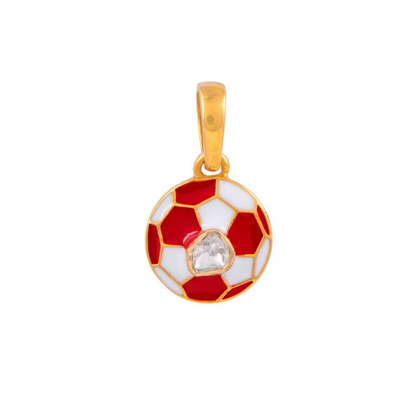 Football Polkie Pendant - Arista Jewels