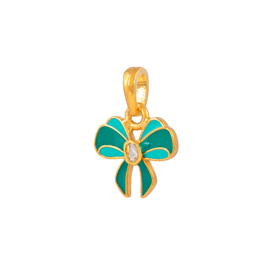Polkie Ribbion Pendant - Arista Jewels