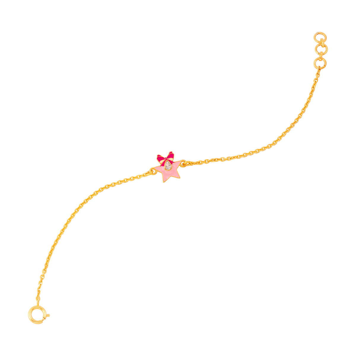 Polkie Star Ribbion Bracelet - Arista Jewels