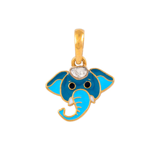 Polkie Elephant Pendant - Arista Jewels
