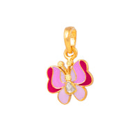 Butterfly polkie pendant