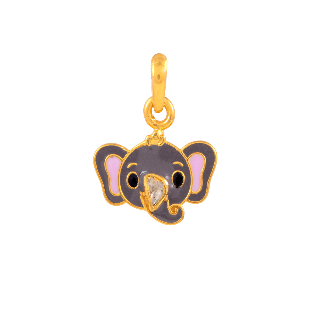 Elephant Polkie Pendant - Arista Jewels