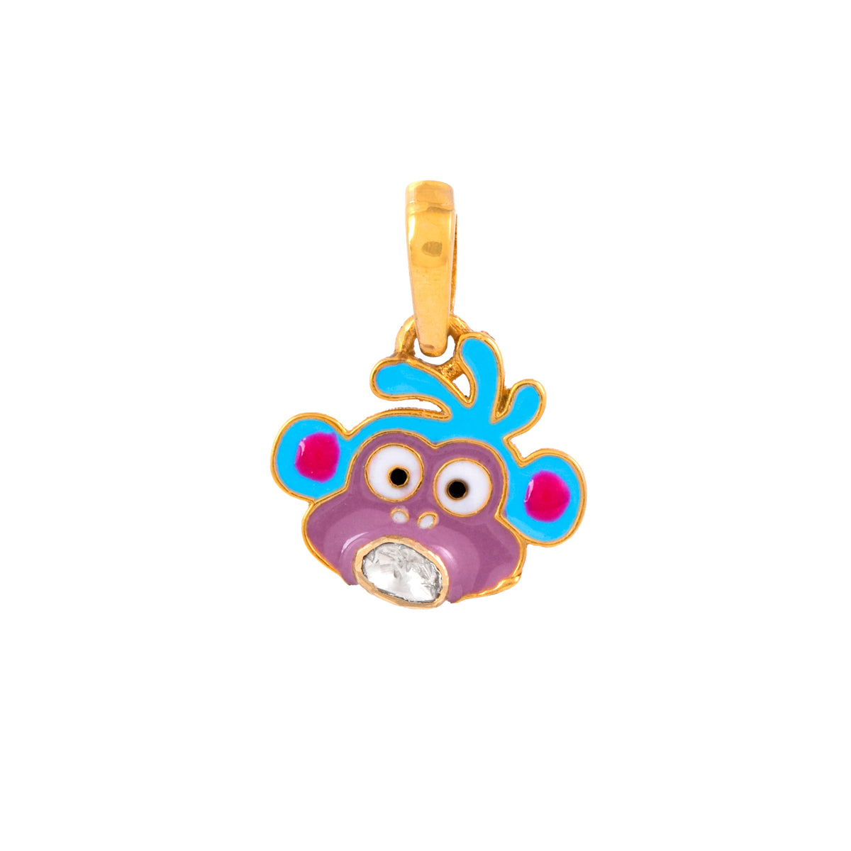 Monkey Polkie Pendant - Arista Jewels