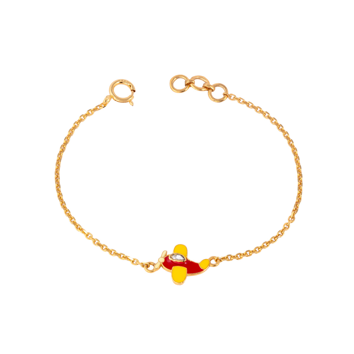 Polkie Plane Bracelet - Arista Jewels