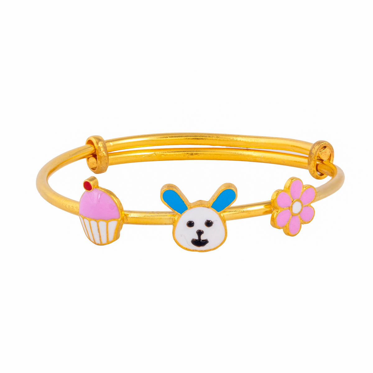 Flower Bunny Cupcake Kada - Arista Jewels