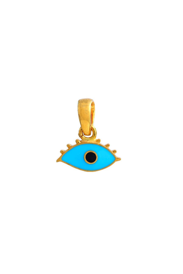 Cute Eye Kids Gold Pendant