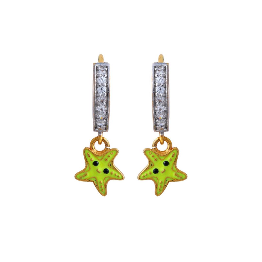 Star Fish Kids Gold Bali - Arista Jewels