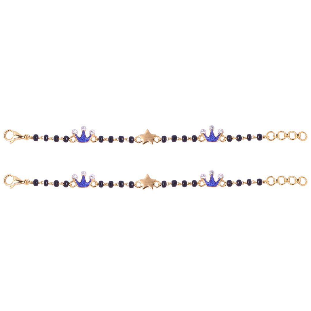 Silver Crown Star Crown Nazariya-Pair in Silver
