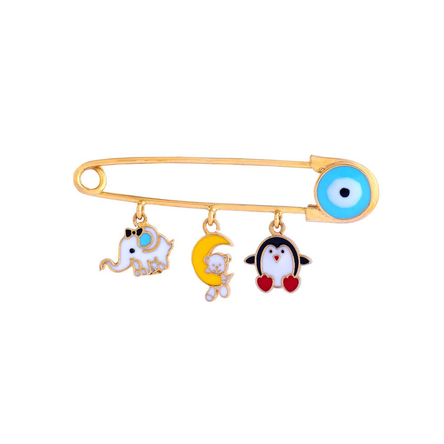 Personalised Animal Lover Baby Pin | Safe Jewellery for Little Ones - Arista Jewels