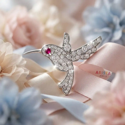 Silver Bird Silver Brooch for Kids — Artistic Mood