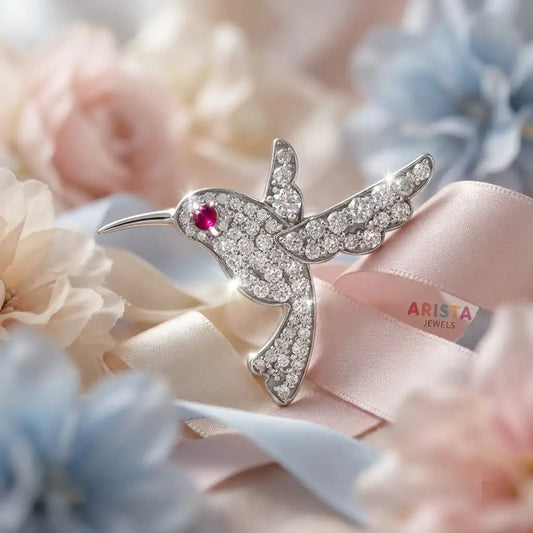 Silver Bird Silver Brooch for Kids — Artistic Mood
