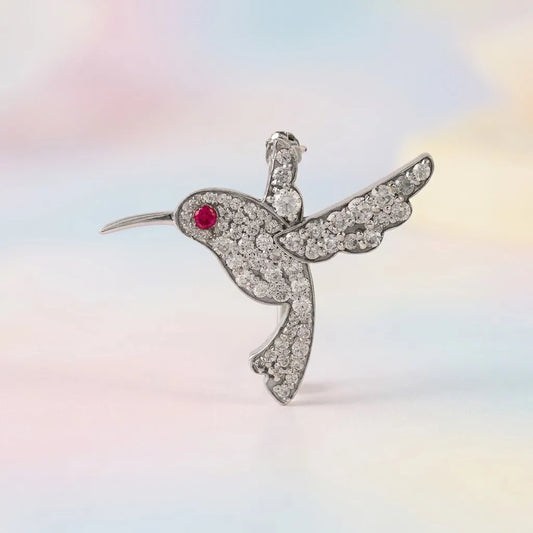 Silver Bird Silver Brooch for Kids — Main Hero