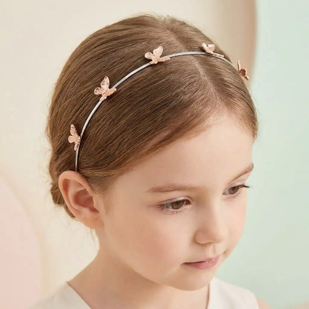 Silver Butterfly Hair Band — Human Scale
