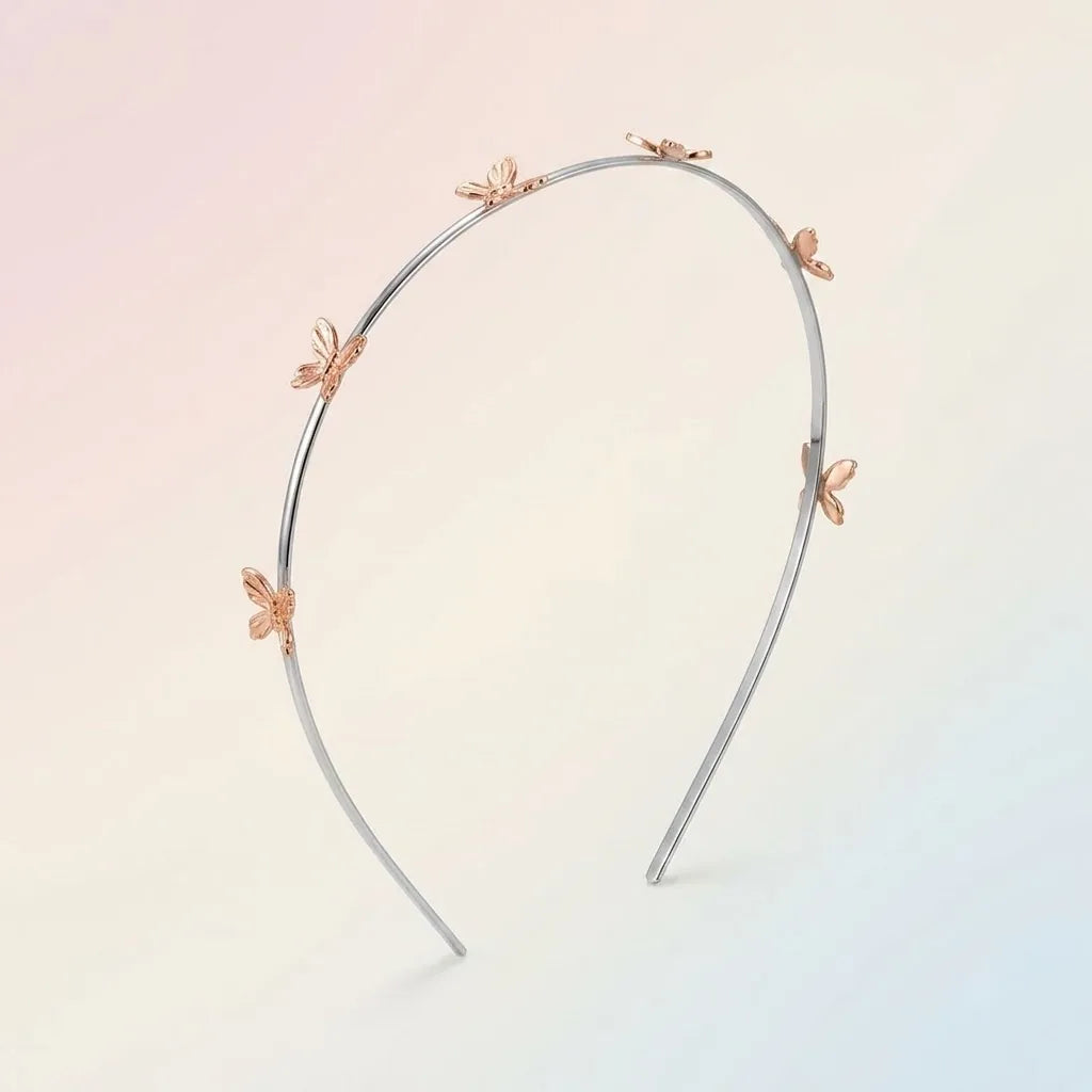 Silver Butterfly Hair Band — Main Hero
