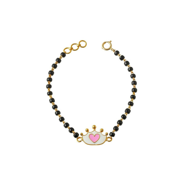Silver Crown Heart kids Nazariya-Pair in Silver