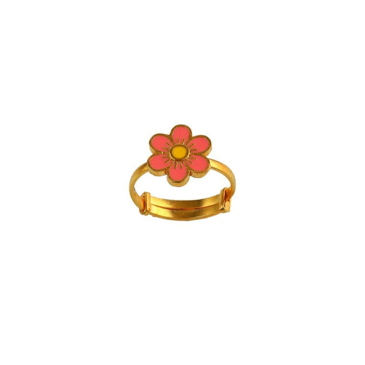 Cute Flower Kids Gold RIng - Arista Jewels