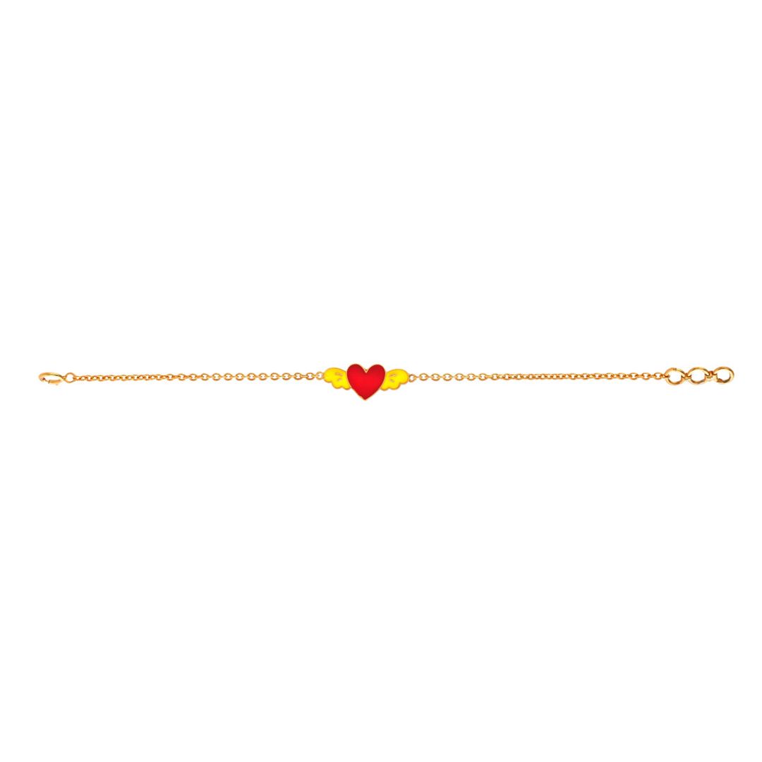 Heart Wings Bracelet - Arista Jewels