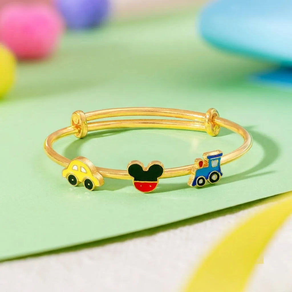 Silver Car Mickey Train Silver Kada – Fun Ride Adventure – main product image