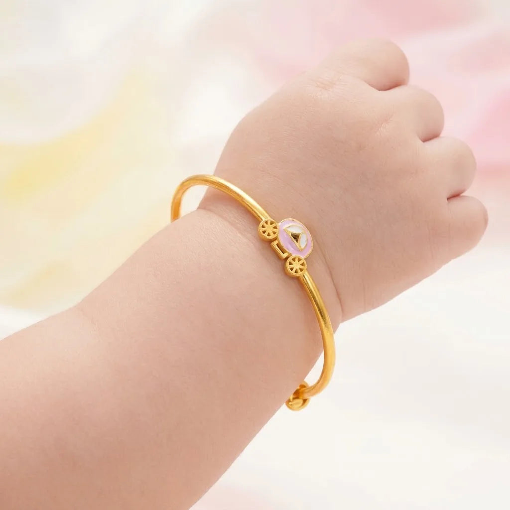 Silver Carriage Silver Kada – Princess Fairytale Charm – gallery image 2