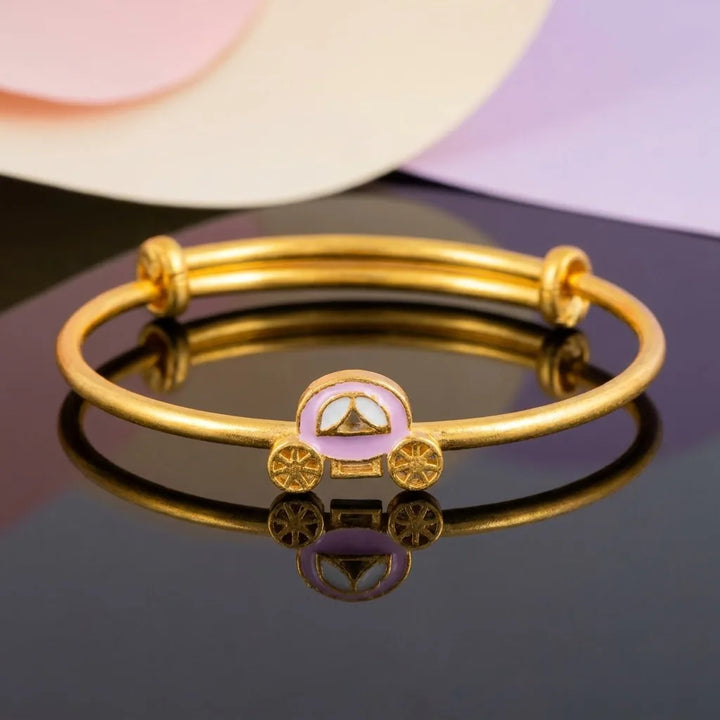 Silver Carriage Silver Kada – Princess Fairytale Charm – main product image