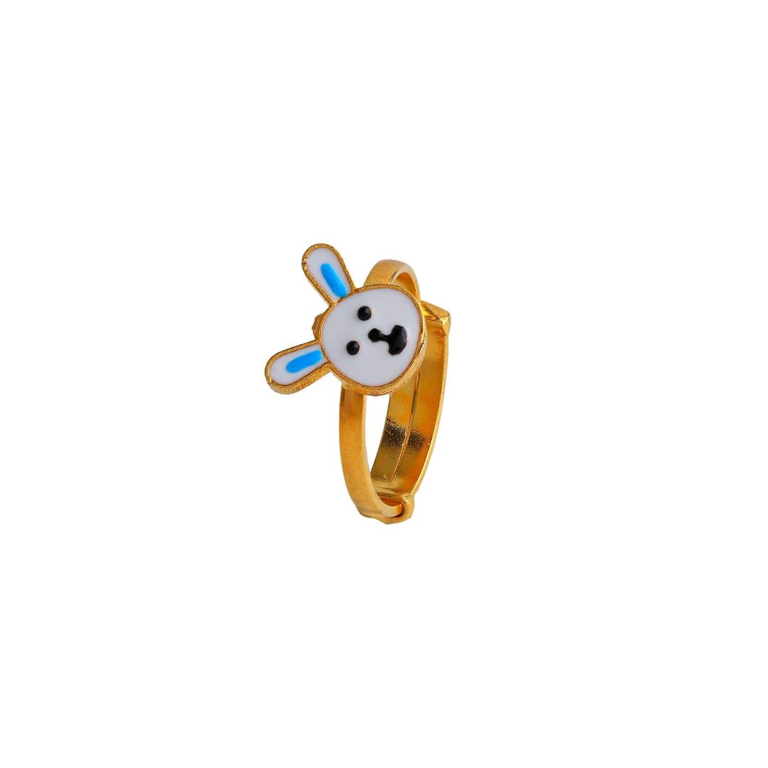 Adorable Rabbit Kids Gold Ring - Arista Jewels
