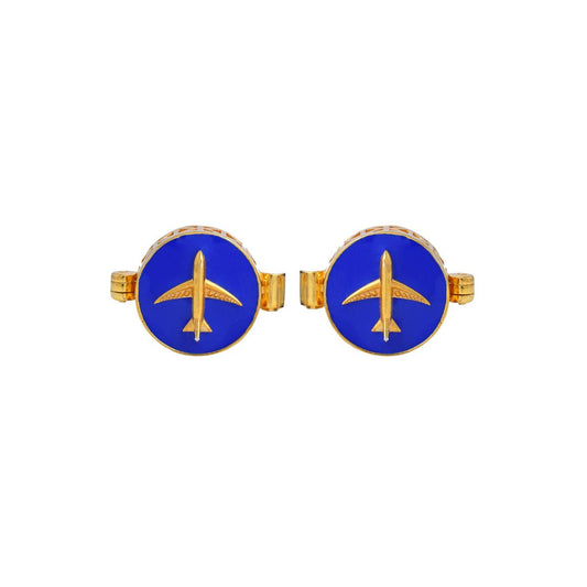 Airplane Button Single - Arista Jewels