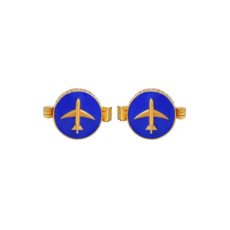 Airplane Button Single - Arista Jewels