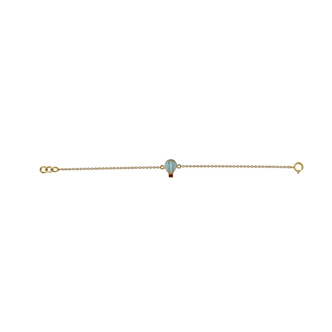 Hot Balloon Kids Gold Bracelet - Arista Jewels