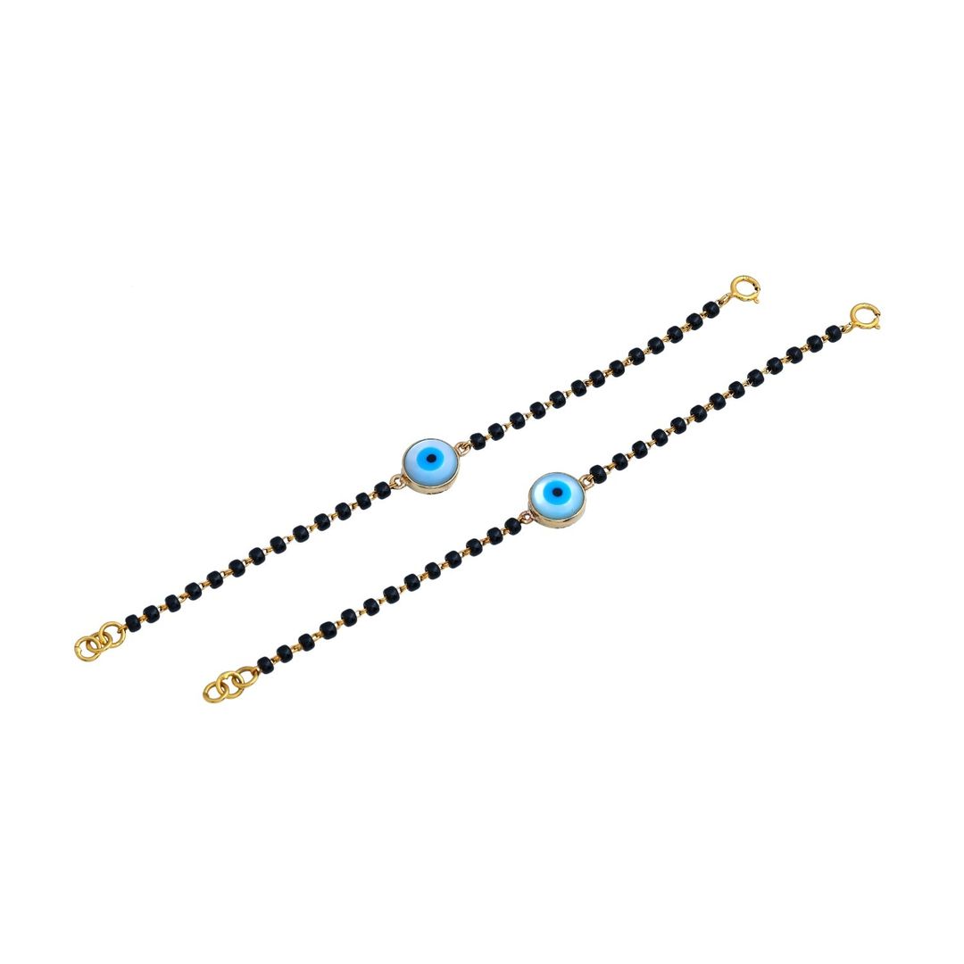 Silver Evil Eye kids Nazariya-Pair in Silver