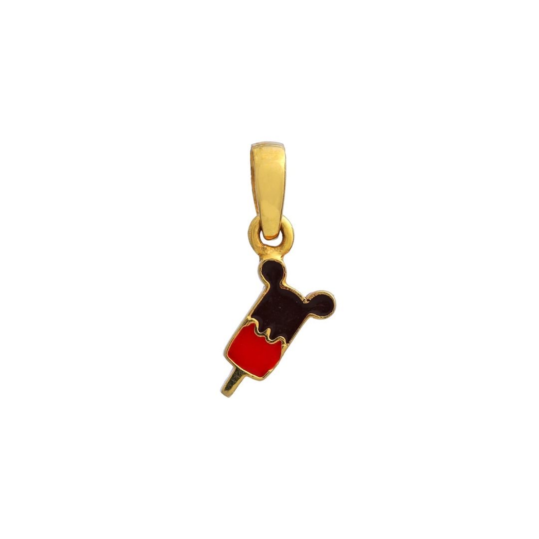 Mickey Popsicle Kids Gold Pendant - Arista Jewels