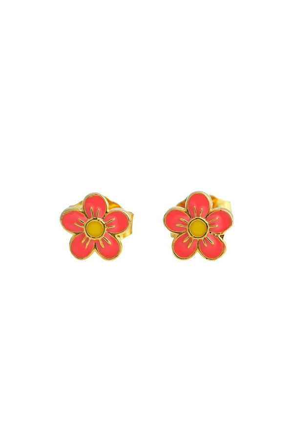 Flower Kids Gold Earring - Arista Jewels