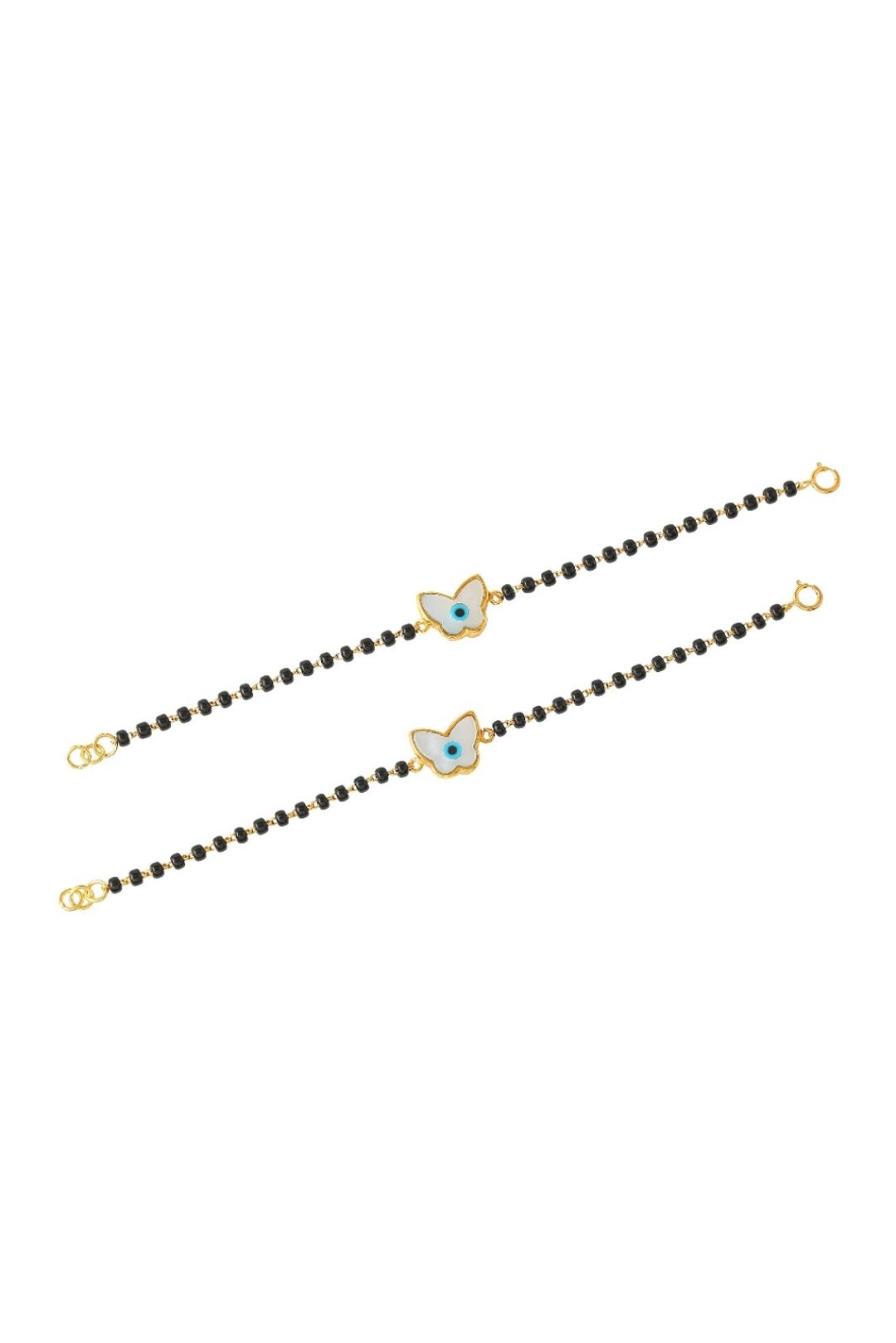 Butterfly Evil Eye KIds Gold Nazariya - Arista Jewels