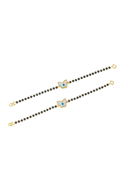 Butterfly Evil Eye KIds Gold Nazariya - Arista Jewels