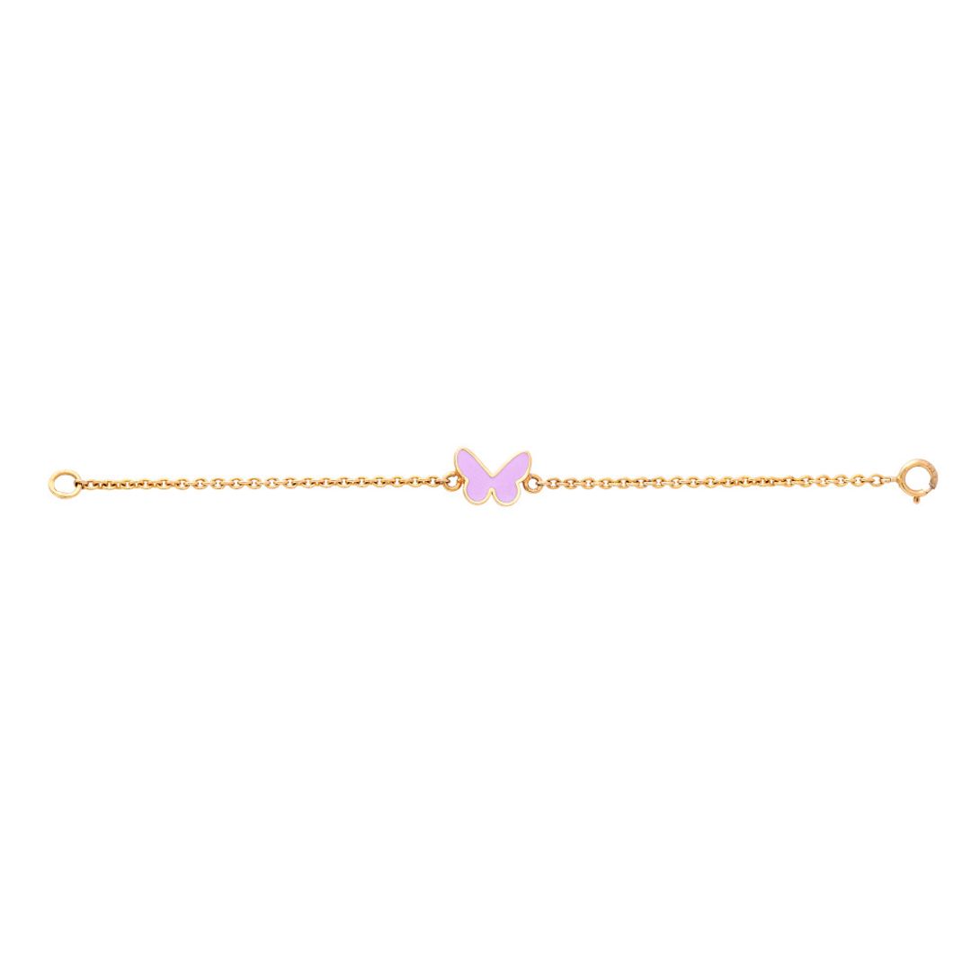 Cute Pink Butterfly Bracelet - Arista Jewels