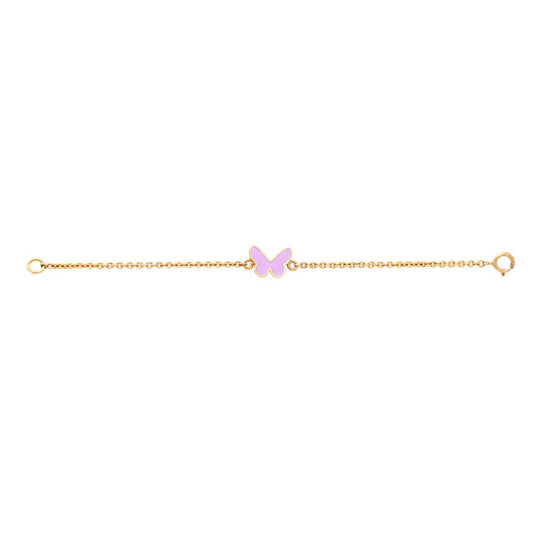 Cute Pink Butterfly Bracelet - Arista Jewels