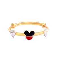 Mickey Adjustable Silver Kada