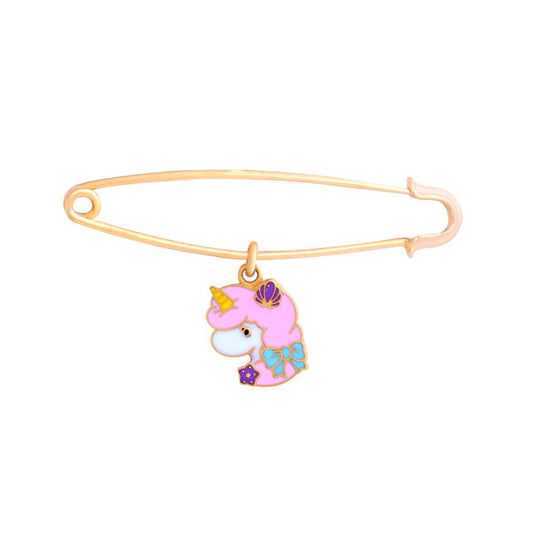 Unicorn Baby pin Gold - Arista Jewels
