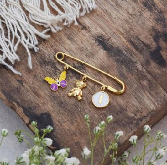 Letter V Baby Pin - Arista Jewels