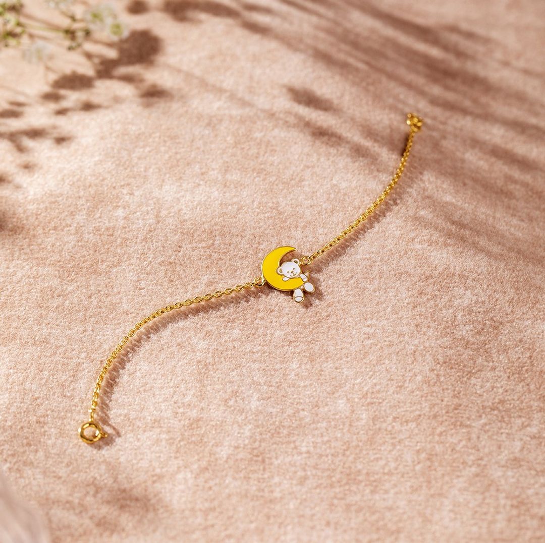Teddy moon bracelet - Arista Jewels