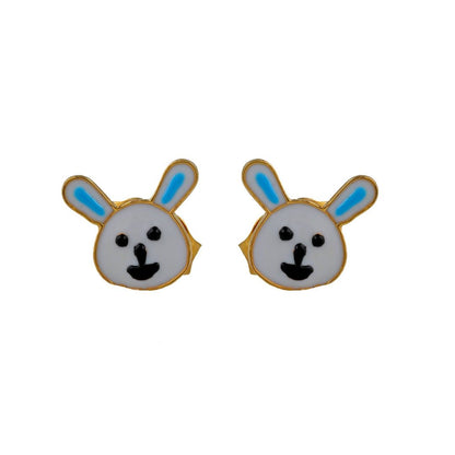 Rabbit Kids GoldEarring - Arista Jewels