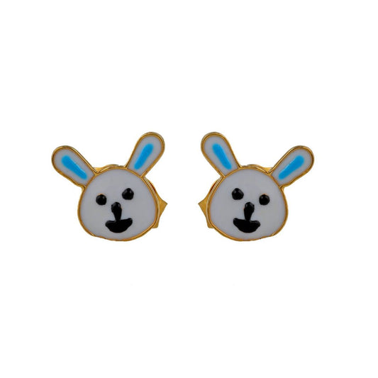 Rabbit Kids GoldEarring - Arista Jewels