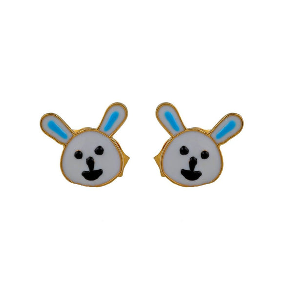 Rabbit Kids GoldEarring