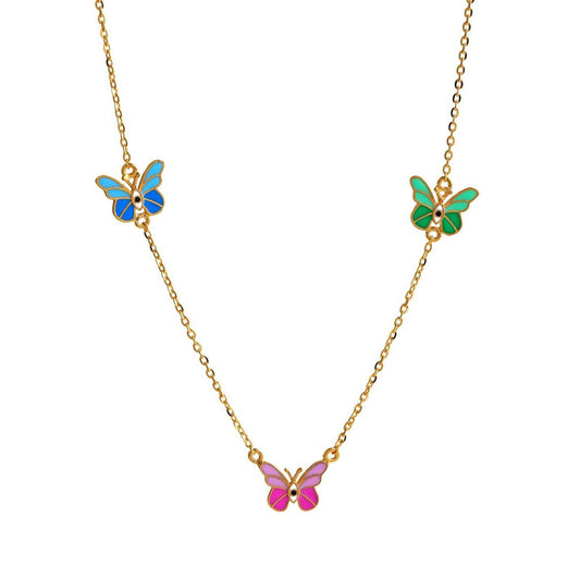 Cute Butterflies Kids Chain - Arista Jewels