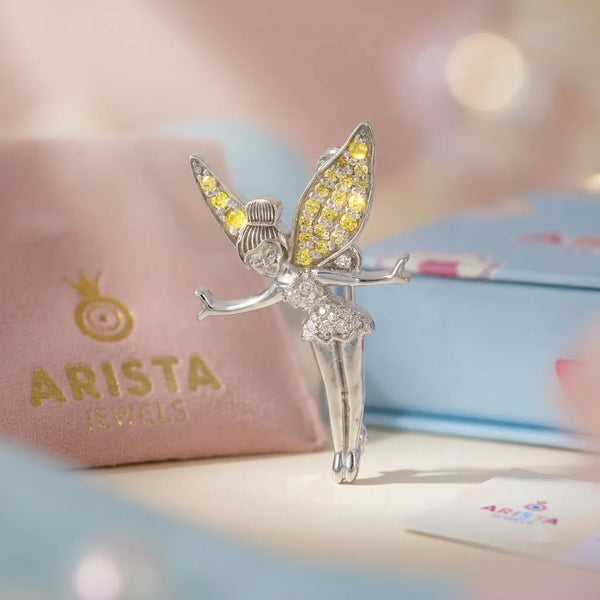 Silver Fairy Silver Brooch for Kids — Artistic Mood