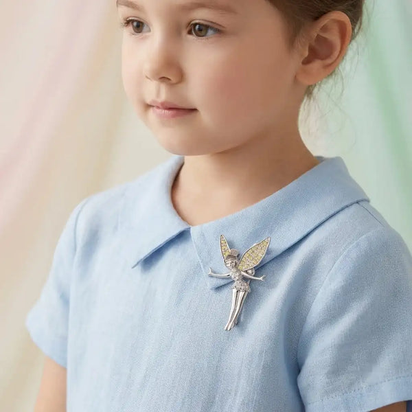 Silver Fairy Silver Brooch for Kids — Human Scale
