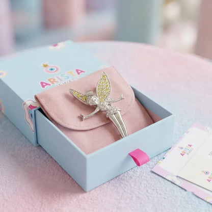 Silver Fairy Silver Brooch for Kids — Packaging