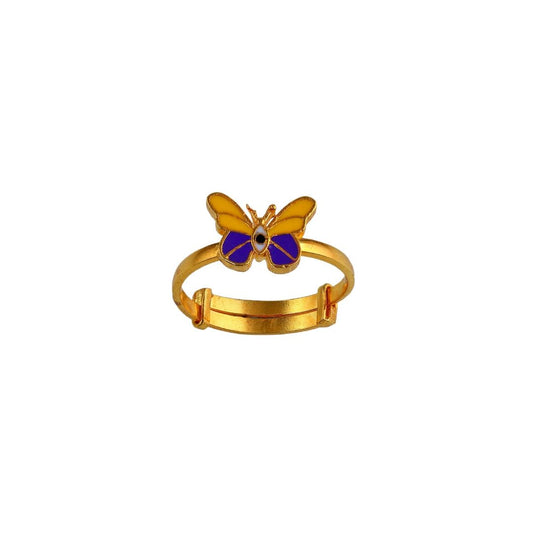 Cute Butterfly Kids Gold RIng - Arista Jewels