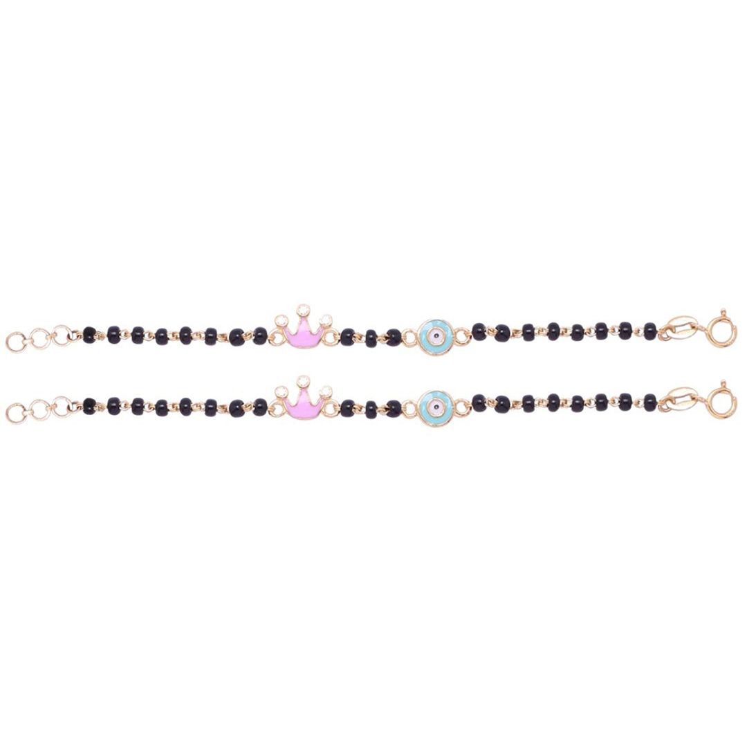 Silver Evil Eye and Crown Nazariya-Pair in Silver