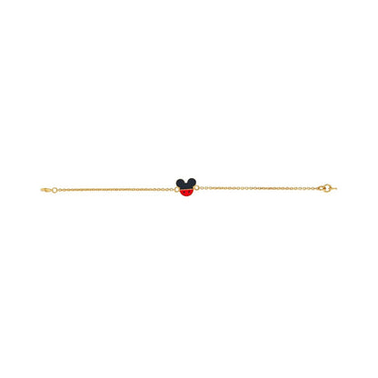 Mickey Kids Gold Bracelet in yellow gold
