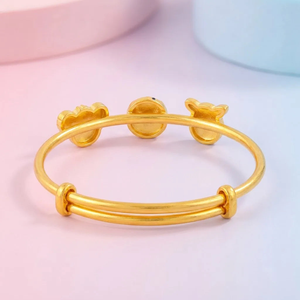 Silver Flower Bee Sun Kada – gallery image 3